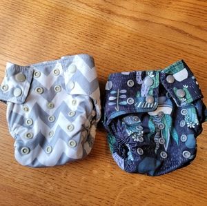 2 Cloth Newborn Diapers